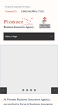Mobile Screenshot of pioneerbusinessinsurance.com